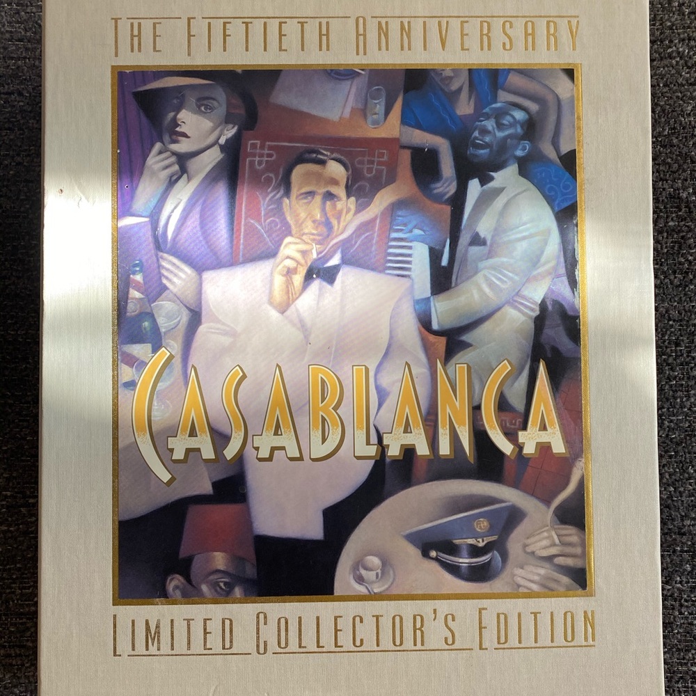 50 Anniversary “CASABLANCA” movie set. Classic!!
